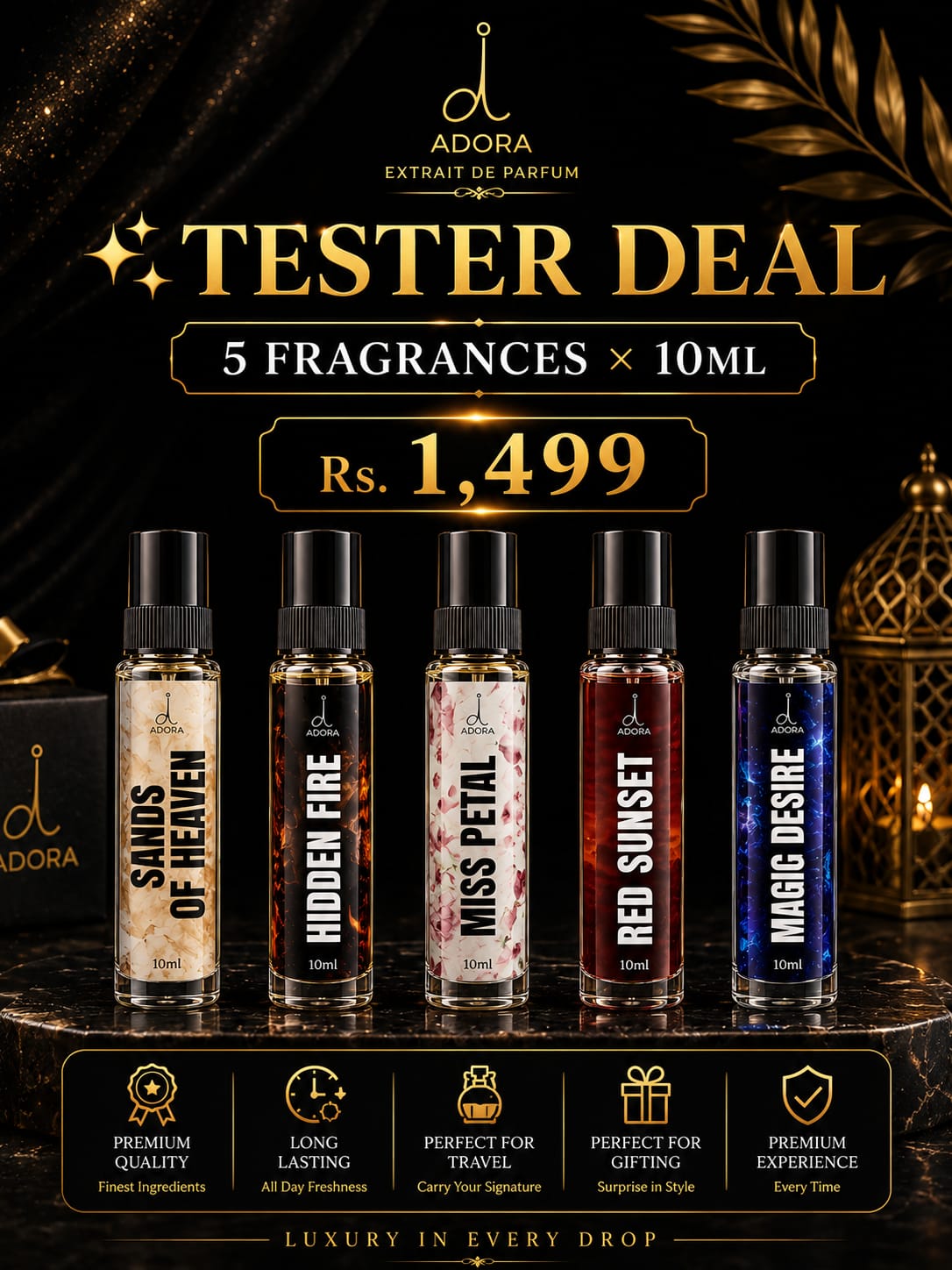 Tester Deal — 5 Fragrances perfume bottle