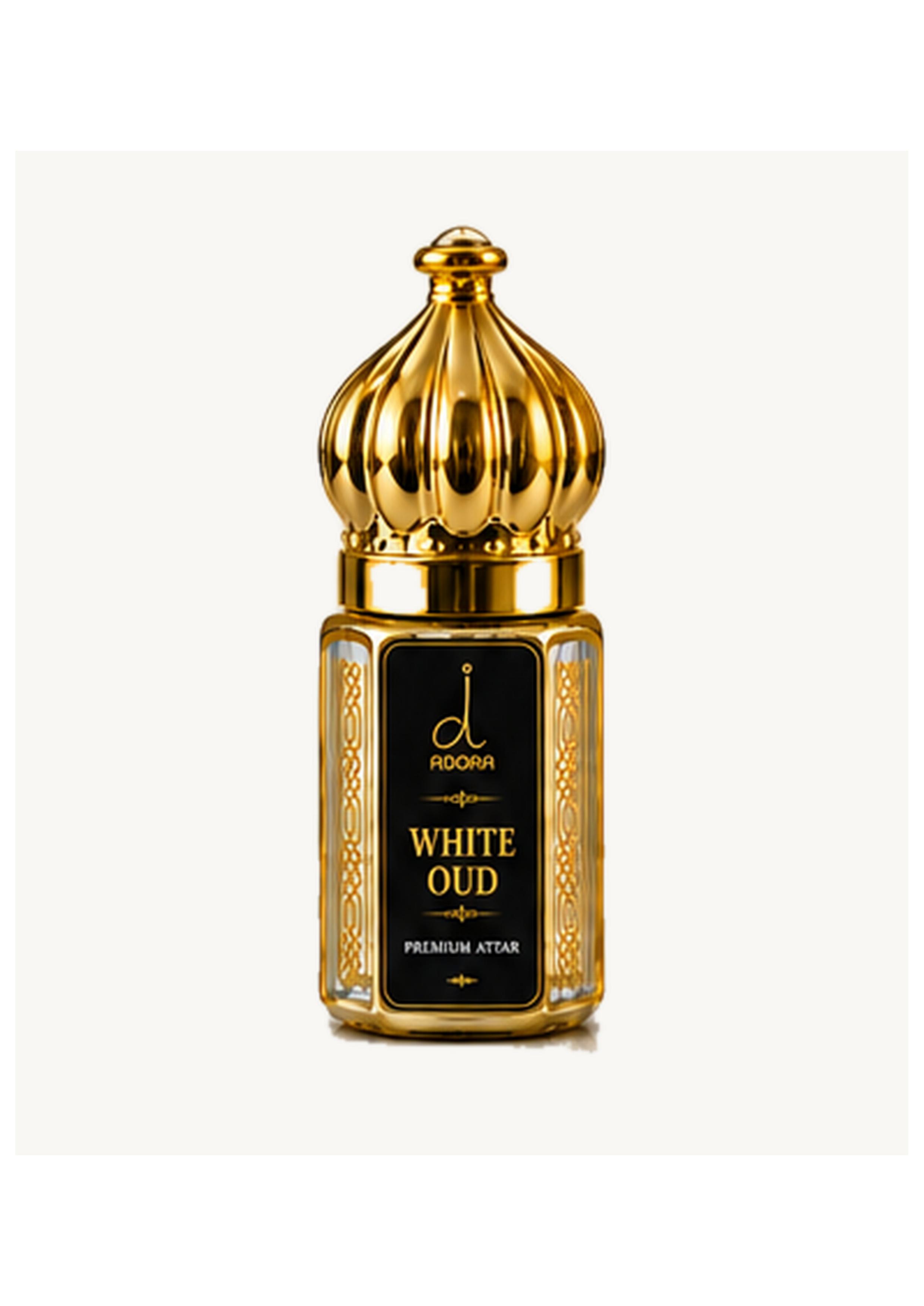 White Oud perfume bottle